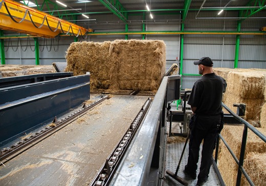 z Halmballe klar til indfyring